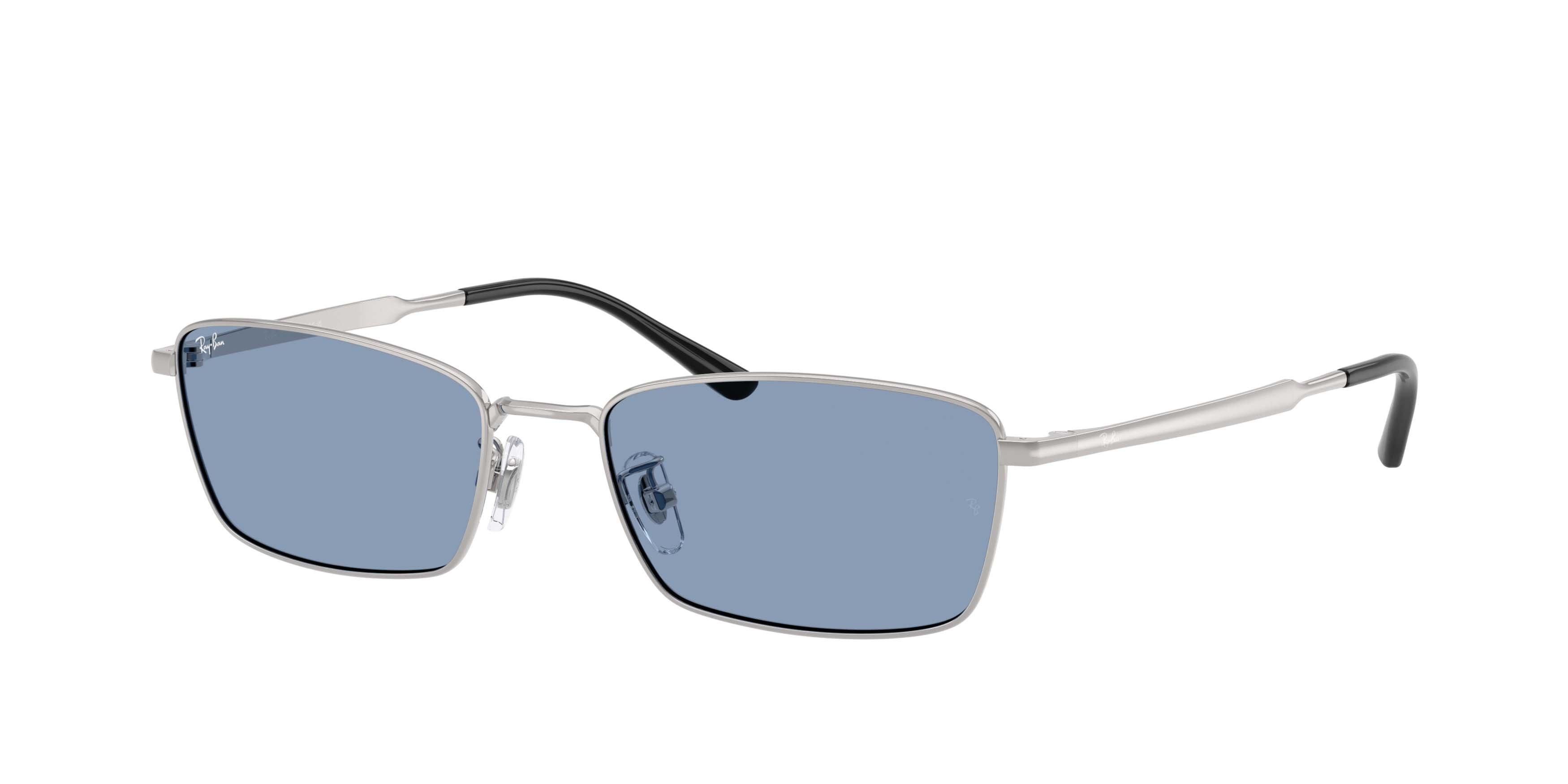 Ray-Ban RB8069D Blue Sunglasses - Silver - SILVER/BLUE